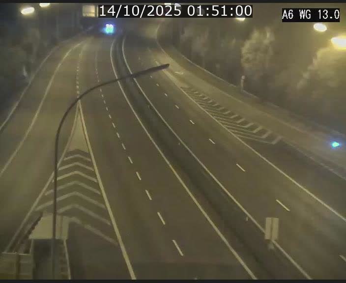 Traffic live webcam Luxembourg Mamer - A6 - BK 13 - direction Luxembourg/France/Allemagne