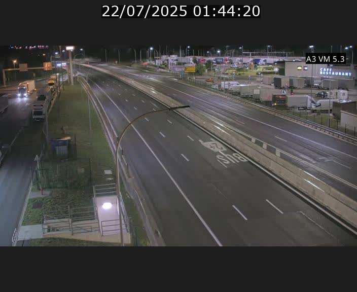 Traffic live webcam Luxembourg Aire de Berchem - A3 - BK 5 - direction France
