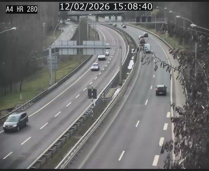 Webcam traffic A4 Luxembourg - BK 0.2 - P+R Bouillon (direction Luxembourg)