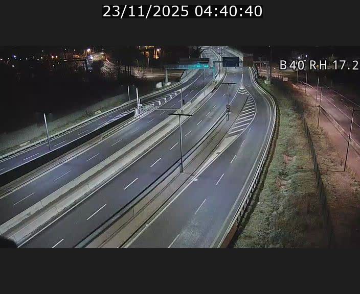 Webcam sur le contournement d'Esch Belval à hauteur de la sortie Université de Luxembourg. Vue orientée vers Luxembourg