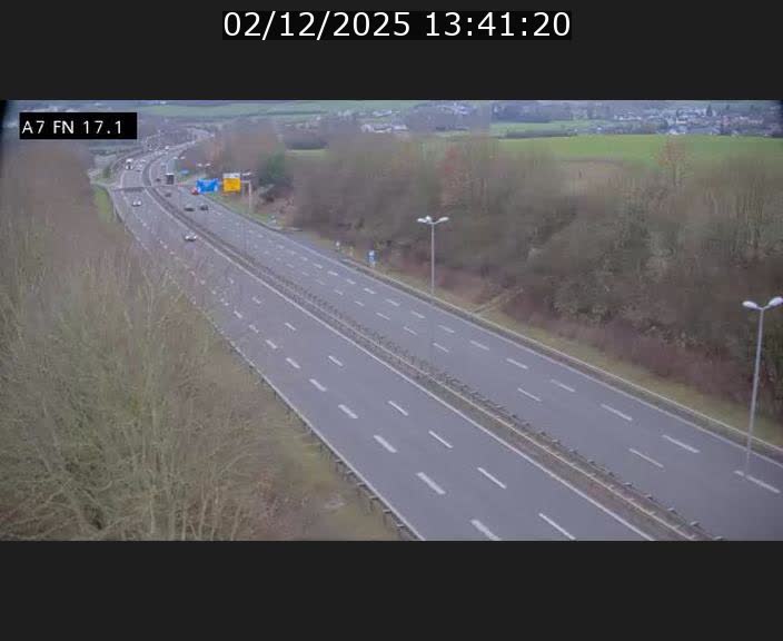 Caméra trafic Luxembourg - A7, Merscherbierg direction Mersch
