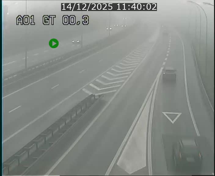 Traffic live webcam Luxembourg Croix de Gasperich - A1 direction Kirchberg - BK 0.3
