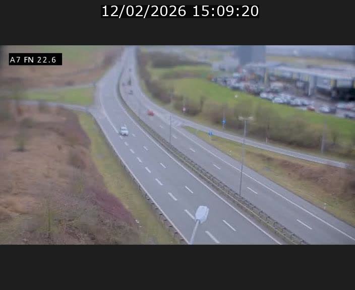Caméra trafic Luxembourg - A7, Colmar-berg direction Mersch