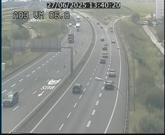 Traffic live webcam Luxembourg Aire de Berchem - A3 - BK 6 - direction France