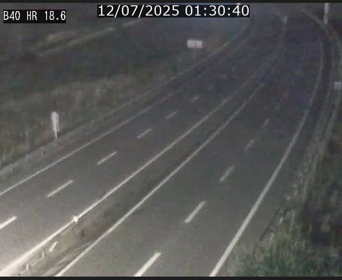 Webcam sur la route de liaison entre Micheville et Esch-Belval à la frontière entre le Luxembourg et la France. Vue orientée vers la Lorraine.