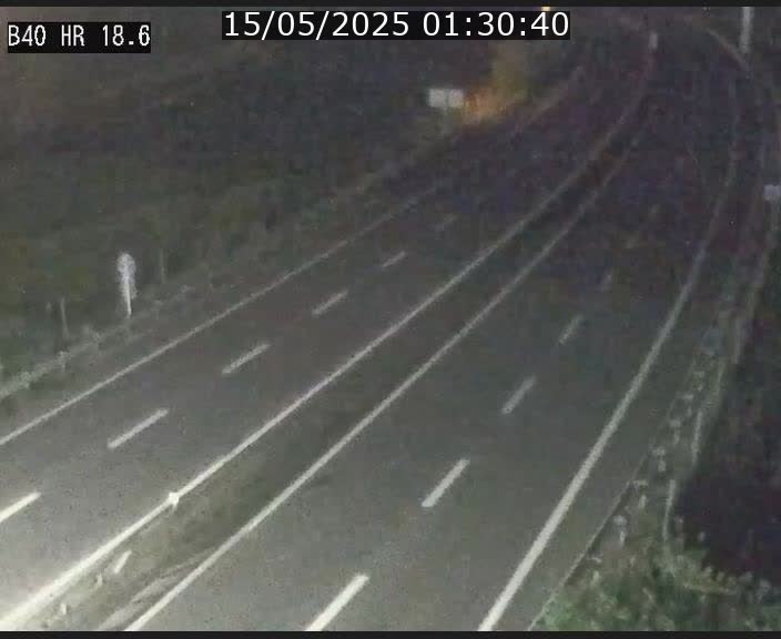 Webcam sur la route de liaison entre Micheville et Esch-Belval à la frontière entre le Luxembourg et la France. Vue orientée vers la Lorraine.