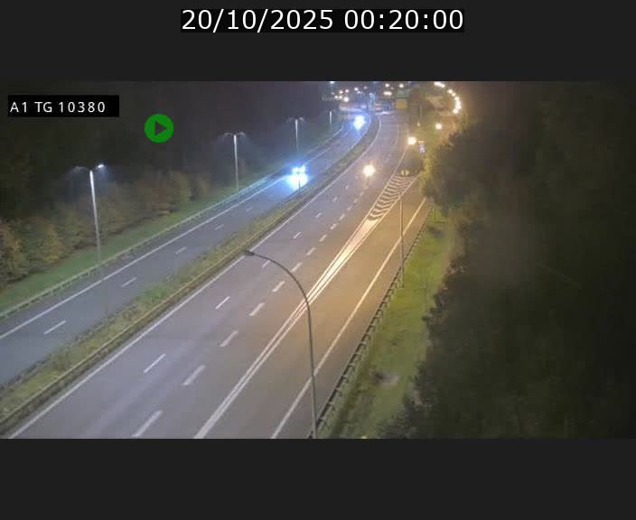 Traffic live webcam Luxembourg Senningerberg - A1 direction Luxembourg Kirchberg - BK 10.3