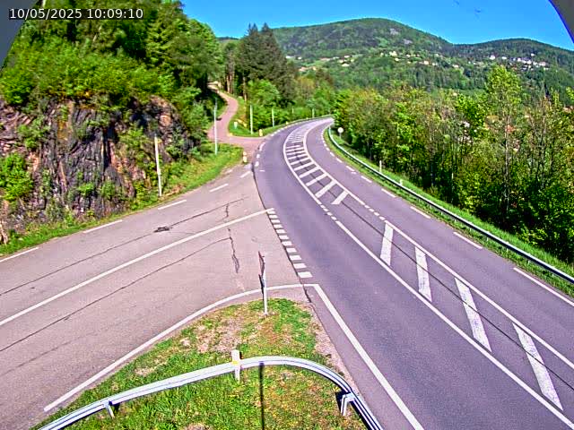 Caméra autoroute France - N66, col du Bussang direction Remiremont