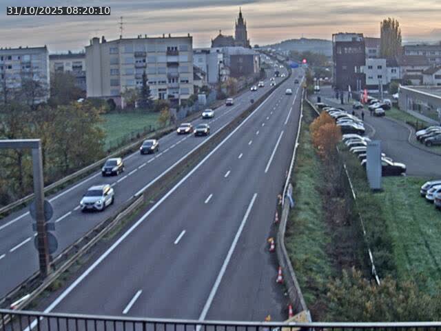 Caméra autoroute France - A31, Thionville direction Metz