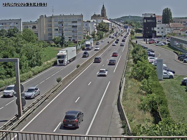 Caméra autoroute France - A31, Thionville direction Metz