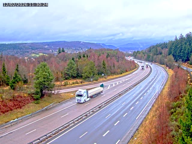 Caméra autoroute France - N57, Côte de la demoiselle direction Remiremont