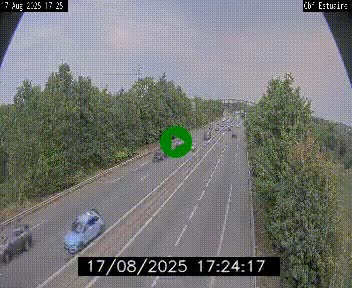 Webcam sur le périphérique de Nantes (N844) après la Porte de Bouguenais, à l'ouest de la ville