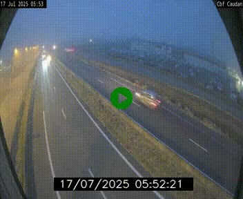 Webcam sur la N165 à hauteur de Caudan, dans le Morbihan.