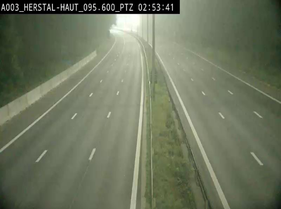 Webcam E40 à Herstal en direction de Liège et en provenance d'Aachen