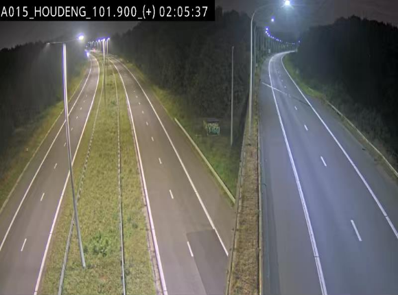 Webcam autoroute Belgique - Houdeng-Goegnies - Jonction E19/E42 direction Tournai/Mons - BK 101.85