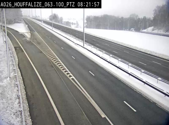 Caméra autoroute Belgique - Houffalize, E25 direction Liège