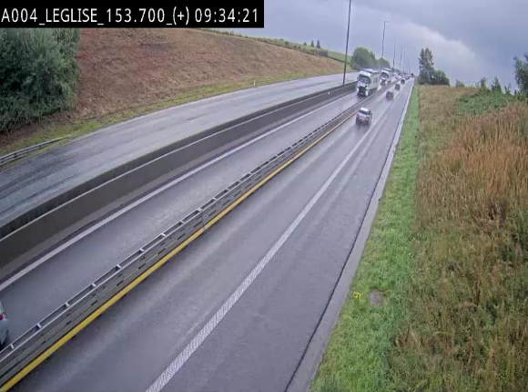 Webcam autoroute E411 à hauteur de Léglise, en direction de Luxembourg