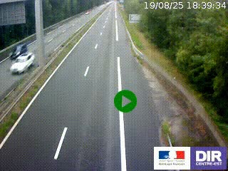Webcam sur la nationale N90 à Gilly-sur-Isère, en direction et à proximité d'Albertville