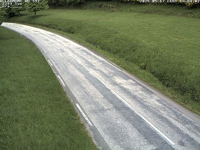 Webcam à Allarmont dans les Vosges, sur la RD392