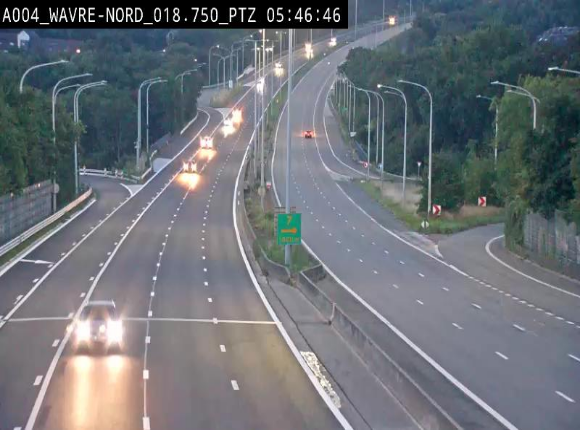 Webcam traffic E411(A4) - BK 18.7 - Bierges (Wavre Nord)