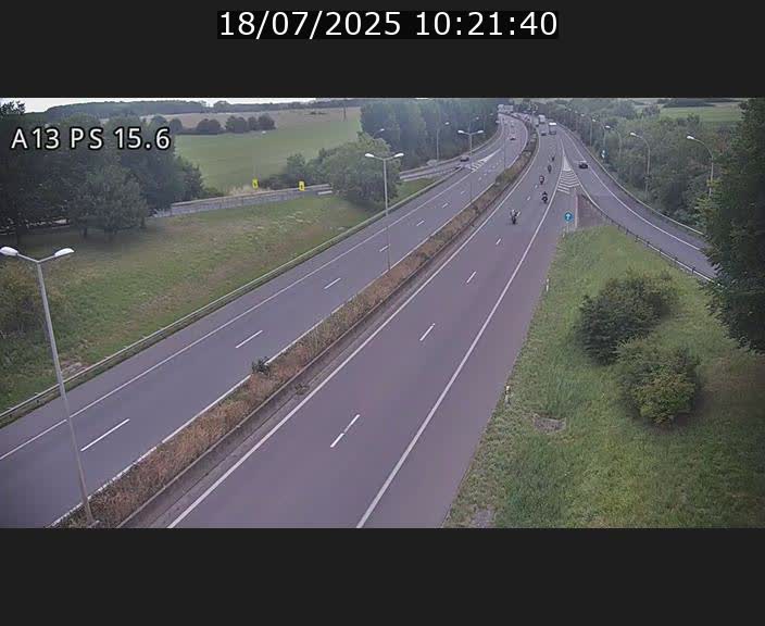 Traffic live webcam Luxembourg Kayl - A13 direction Dudelange - BK 15.6