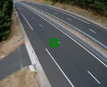 Caméra autoroute A75 à hauteur du col des Issartets en direction de Montpellier