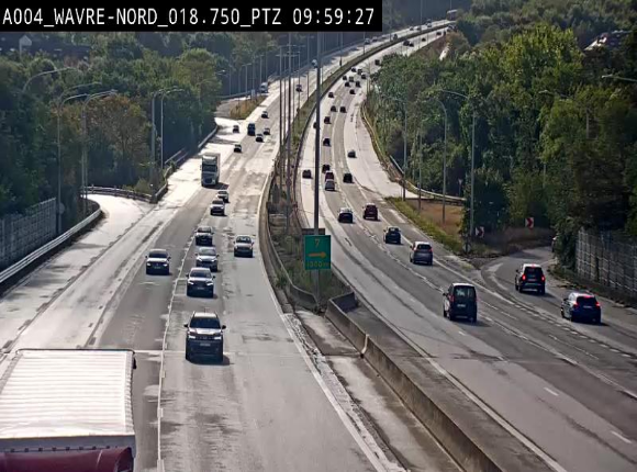 Webcam traffic E411(A4) - BK 18.7 - Bierges (Wavre Nord)