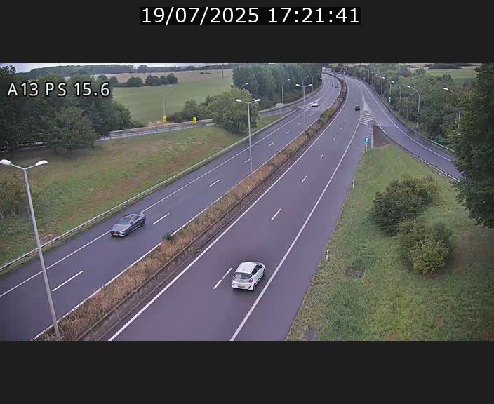 Traffic live webcam Luxembourg Kayl - A13 direction Dudelange - BK 15.6