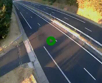 Caméra autoroute A75 à hauteur du col des Issartets en direction de Montpellier