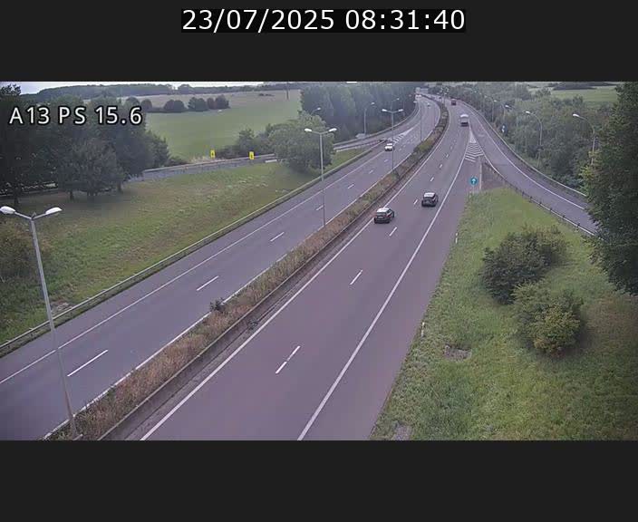 Traffic live webcam Luxembourg Kayl - A13 direction Dudelange - BK 15.6