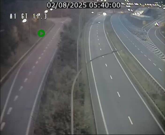 Traffic live webcam Luxembourg Senningerberg - A1 direction Allemagne - BK 11.3