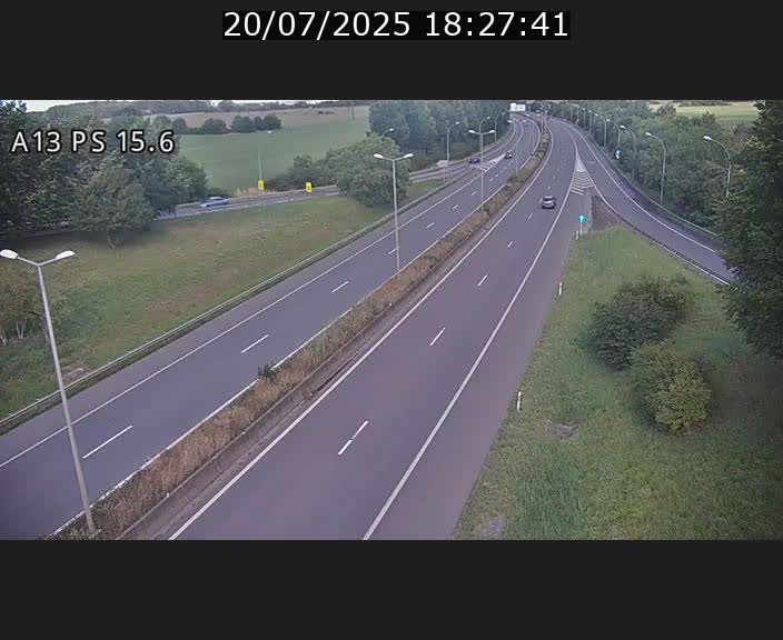 Traffic live webcam Luxembourg Kayl - A13 direction Dudelange - BK 15.6