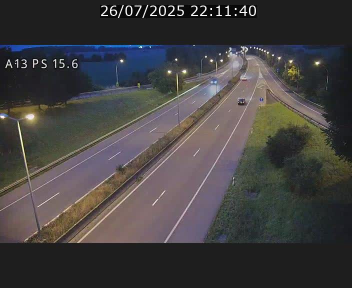 Traffic live webcam Luxembourg Kayl - A13 direction Dudelange - BK 15.6