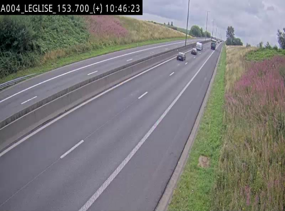 Webcam autoroute E411 à hauteur de Léglise, en direction de Luxembourg