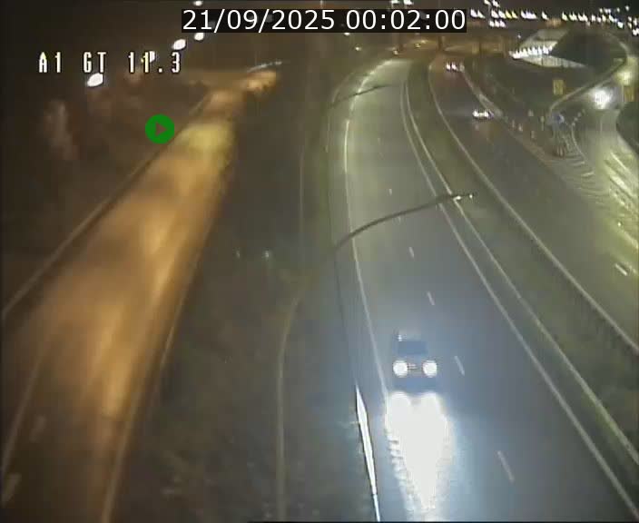 Traffic live webcam Luxembourg Senningerberg - A1 direction Allemagne - BK 11.3