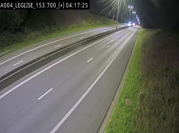 Webcam autoroute E411 à hauteur de Léglise, en direction de Luxembourg