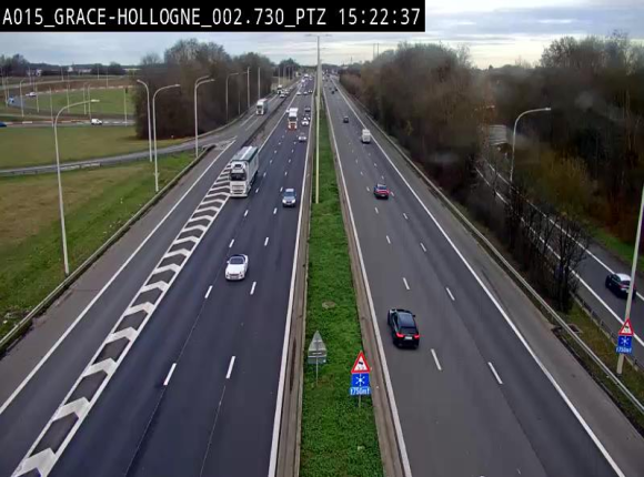 Caméra trafic Belgique - Grâce-Hollogne - E42, jonction avec A604, direction Loncin/Aéroport de Liège -  BK 3.2