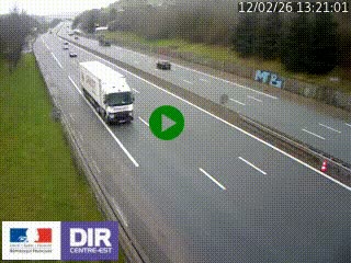 Webcam routière à Saint-Etienne-Terrenoire sur la RN88 avant la jonction entre l'A72 et le Boulevard Périphérique de Saint-Etienne
