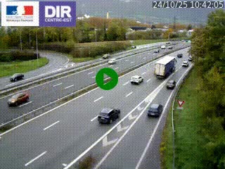Caméra routière à hauteur de la sortie 15 Chambéry-centre au PK 4,103 en direction d'Albertville