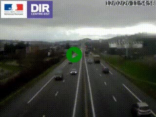 Caméra autoroute à Saint-Etienne (Les Littes) à hauteur du Ikea Saint-Etienne sur l'A72 en direction de Roanne