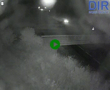 Webcam sur A84 à hauteur de Pont-Farcy, au niveau du pont autoroutier sur la Vire, au sud de Saint-Lô