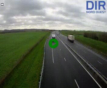 Webcam sur A84 à hauteur de l'échangeur de Poilley avec la N175, au sud d'Avranches