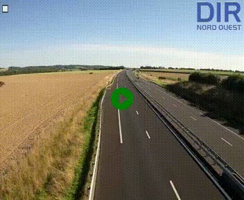 Webcam sur A84 à hauteur de l'échangeur de Poilley avec la N175, au sud d'Avranches