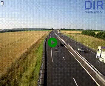 Webcam sur A84 à hauteur de l'échangeur de Poilley avec la N175, au sud d'Avranches