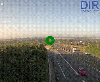Webcam au début de l'A84 sur le périphérique Ouest de Caen (N814) à hauteur de la sortie 9, Porte de Bretagne