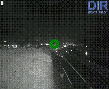 Webcam au début de l'A84 sur le périphérique Ouest de Caen (N814) à hauteur de la sortie 9, Porte de Bretagne