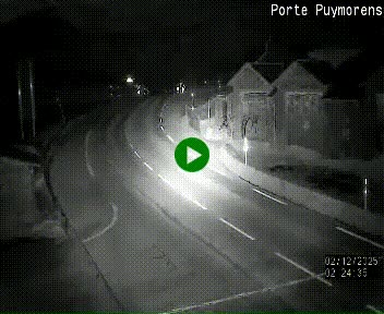 Webcam Col du Puymorens sur N320, en direction de Pas de la Casa (Andorre)