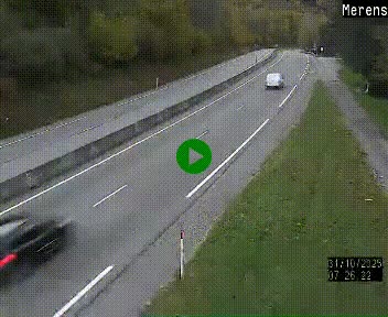 Webcam Ax-les-Thermes sur N20, en direction d'Andorre