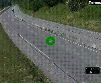 Webcam Ax-les-Thermes sur N20, en direction d'Andorre