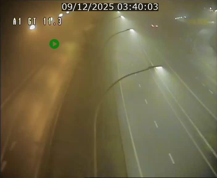 Traffic live webcam Luxembourg Senningerberg - A1 direction Allemagne - BK 11.3